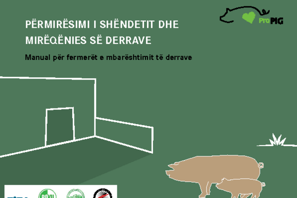 Cover: Përmirësimi i shëndetit dhe mirëqënies së derrave