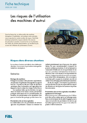 Cover: Les risques de l'utilisation des machines d'autrui.