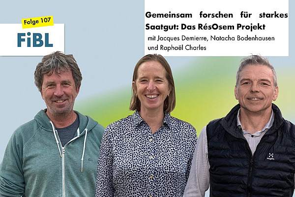 Zwei Männer und eine Frau.