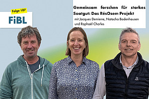 Zwei Männer und eine Frau.