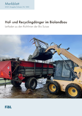 Hof- und Recyclingdünger im Biolandbau.