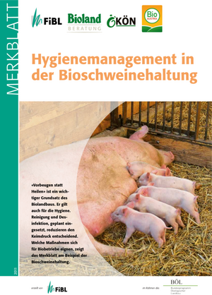 Hygienemanagement in der Bioschweinehaltung