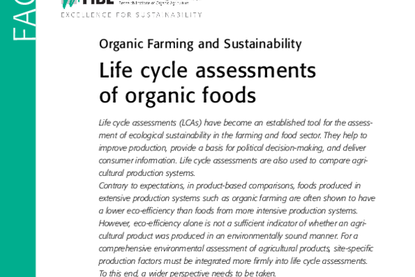Factsheet Life Cycle Assessment