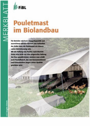 Pouletmast im Biolandbau