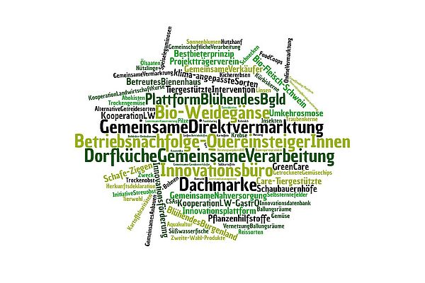 Wordcloud Projektideen