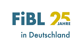 FiBL in Deutschland - Jubiläums-Logo