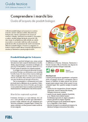 Comprendere i marchi bio