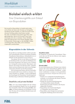 Biolabel einfach erklärt