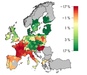 Grafik über die Entwicklung der Milchproduktivität