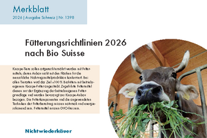 Cover: Fütterungsrichtlinien 2024 nach Bio suisse