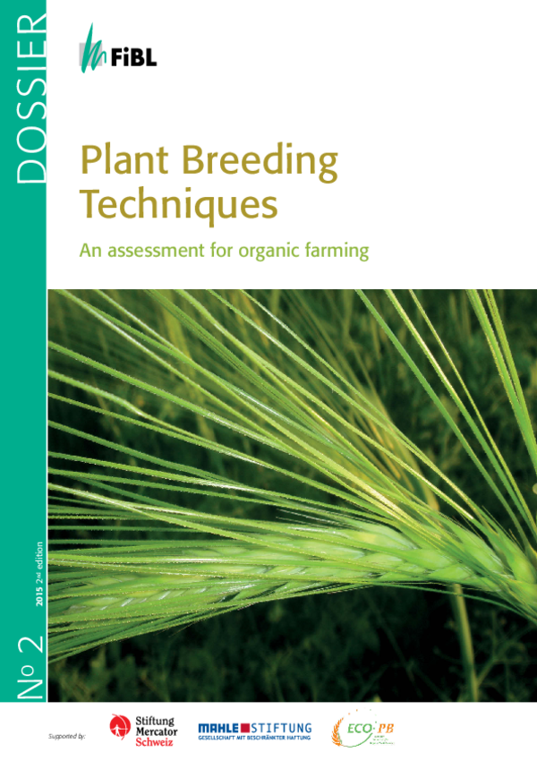 Cover Dossier Plant breeding
