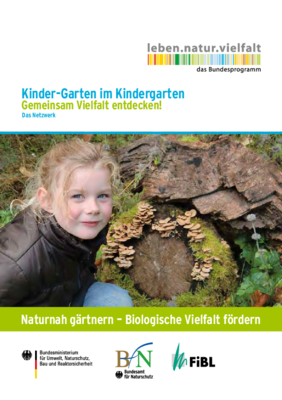 Cover des Der Leitfadens „Naturnah gärtnern – Biologische Vielfalt fördern“