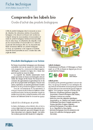 Comprendre les labels bio