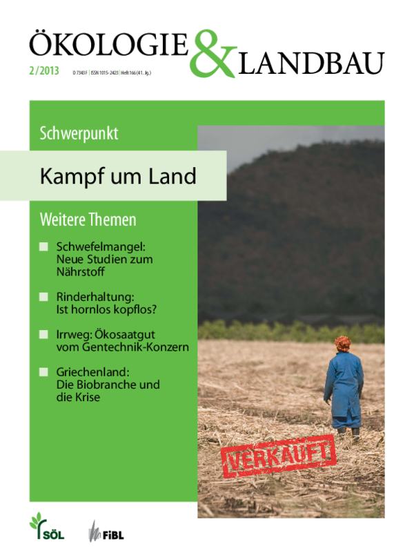 Cover der Zeitschrift Ökologie und Landbau