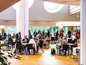 People at various tables