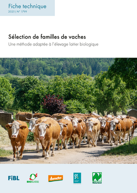 Cover: Sélection de familles de vaches.