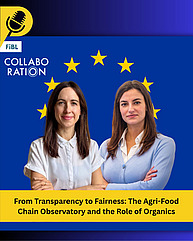 EU Logo mit 2 Frauen im Vordergrund.
