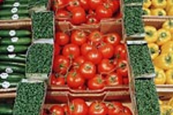 Gemüse im Supermarkt