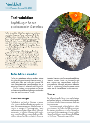 Torfreduktion