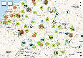 Ausschnitt Agroforst-Karte
