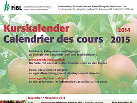 Calendrier des cours