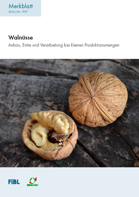 Cover: Merkblatt "Walnüsse"