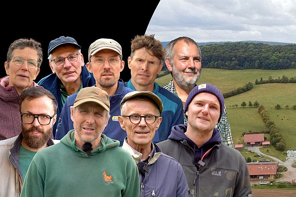Thumbnail Collage mit Landwirt*innen.