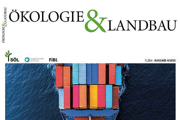 Cover der Zeitschrift Ökologie & Landbau, Ausgabe 4, 2025.