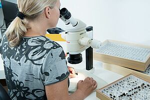 Female scientist in the laboratory 