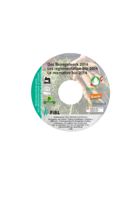 Cover du CD-Rom "La réglementation bio"