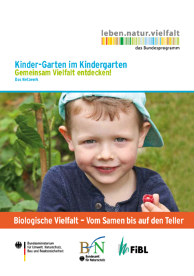 Cover der Broschüre "Biologische Vielfalt - Vom Samen bis auf den Teller