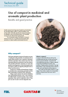 Use of compost in medicinal and aromatic plant production.