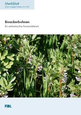 Merkblatt: Bioackerbohnen.