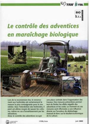 Le contrôle des adventices en maraîchage biologique