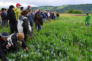 Menschen im Feld.