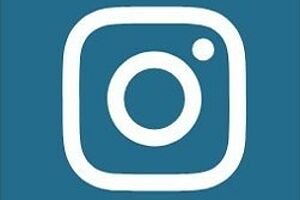 Instagram logo in FiBL colour (dark blue-green)