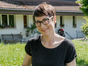 Porträtaufnahme von Colette Basler.