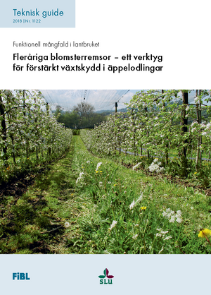 Fleråriga blomsterremsor - ett verktyg för förstärkt växtskydd i äppelodlingar