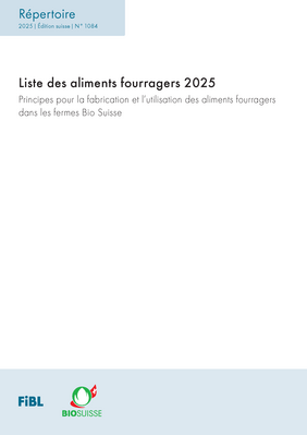 Cover: Liste des aliments fourragers 2024