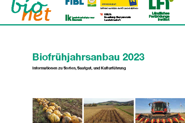 Cover "Biofrühjahrsanbau 2023"