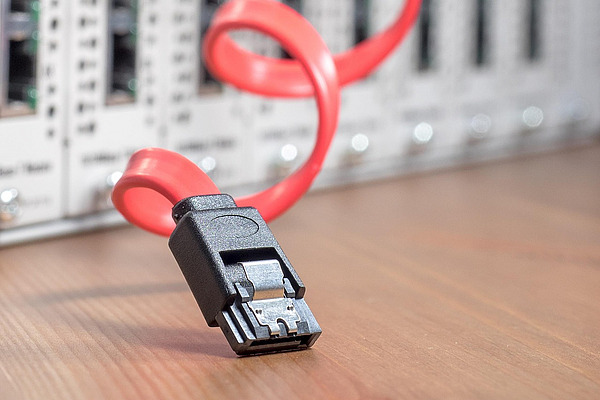 Netzwerkstecker.