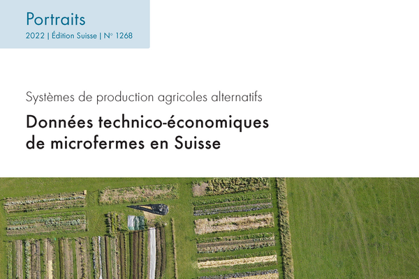 Cover: Données technico-économiques de microfermes en Suisse.