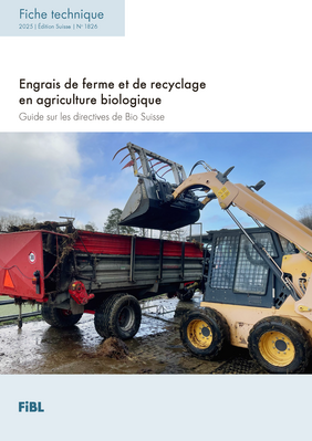 Cover: Engrais de ferme et de recyclage en agriculture biologique.