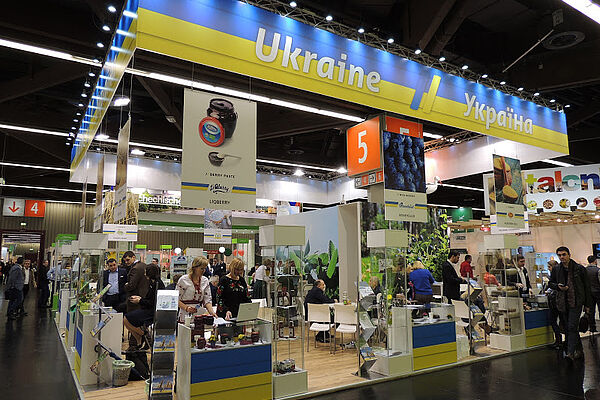 Der Stand der Ukraine an der Biofach.