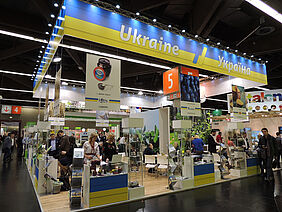Der Stand der Ukraine an der Biofach.