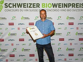 Cérémonie de remise des prix du Concours du vin suisse bio 