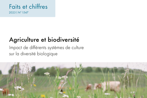 Cover : Agriculture biologique et biodiversité