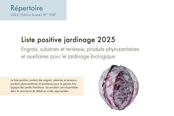 Cover : Liste positive jardinage 2024.