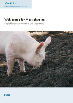 Cover: Wühlareale für Mastschweine