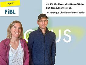 Véronique Chevillat und Daniel Böhler lächeln in die Kamera